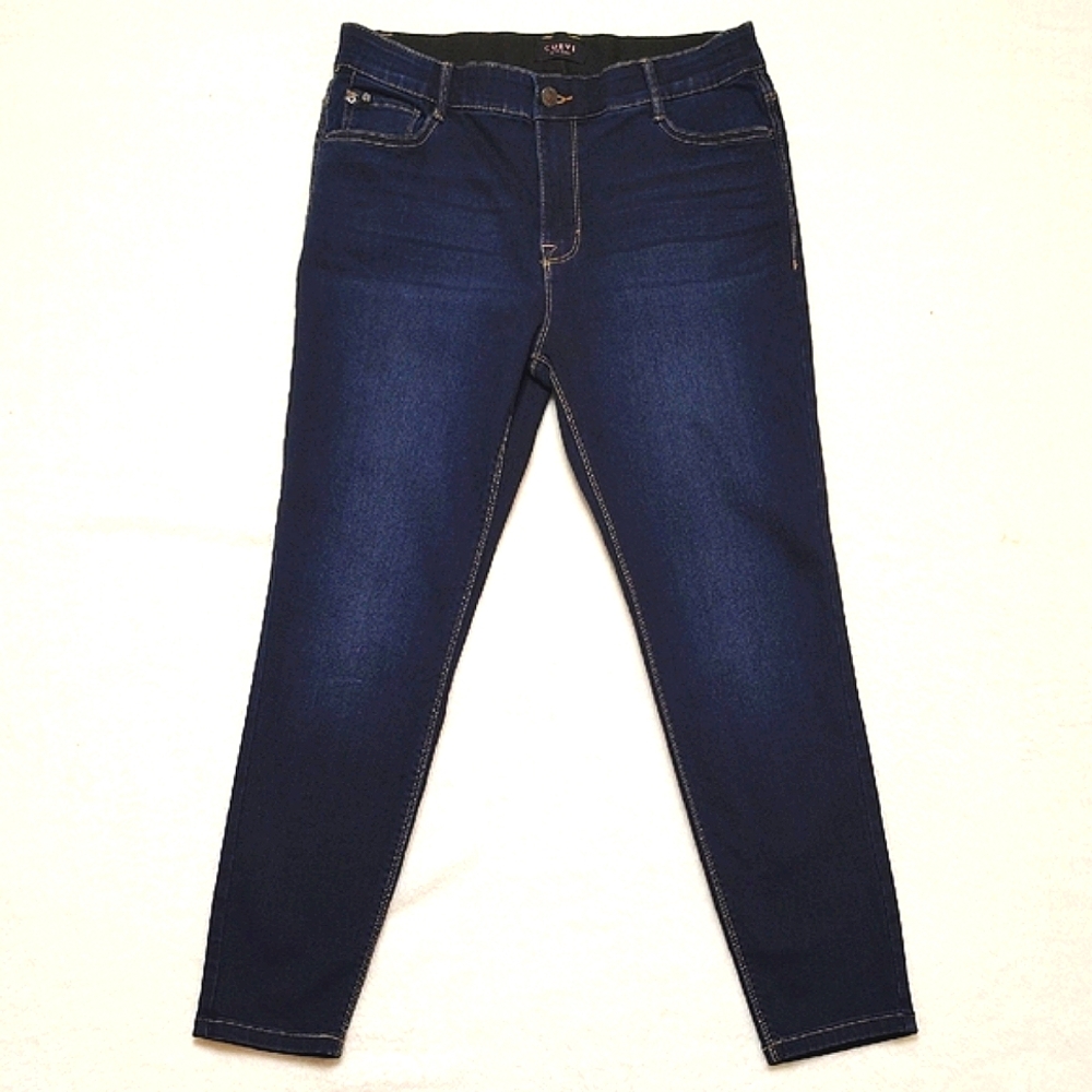 Curve Appeal Dark Blue Women's Jeans
